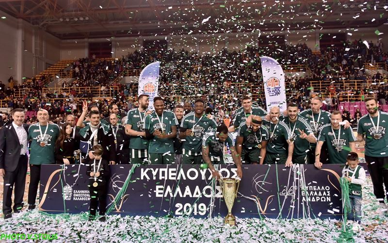 2019 - Κυπελλούχος Ελλάδος ο Παναθηναϊκός ΟΠΑΠ